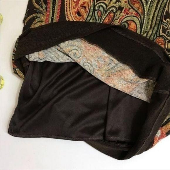 Sandra Darren Brown 6 Paisley Print Shift Dress - Picture 4 of 9